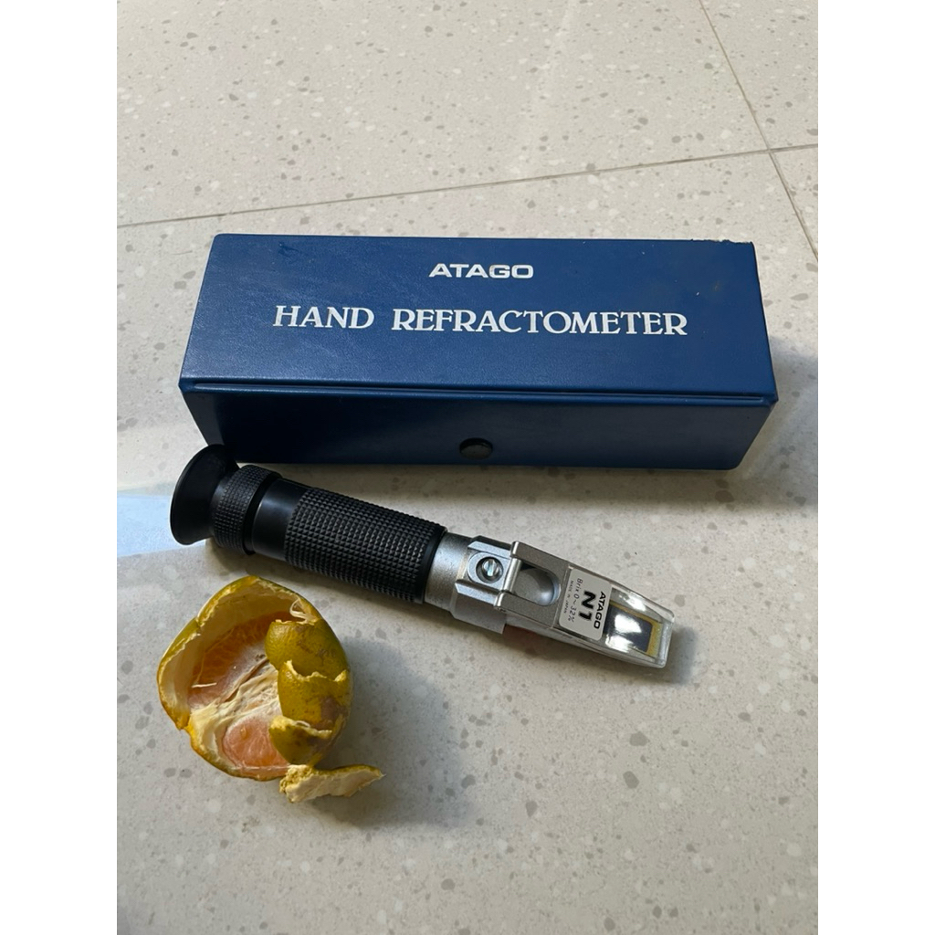 atago N1 brix 0~32% hand refractometer alat lab