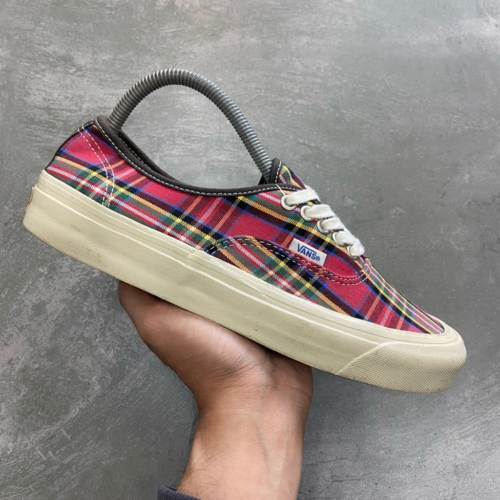 [Size 41] Vans Authentic 44 DX Anaheim Factory OG ‘Red Brown Blue’ VN0A5KX4RGR Second Original. Harg