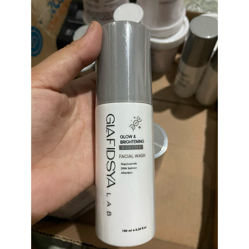 [New] Glafidsya Glow & Brightening Booster Facial wash 100ml | SS Skin Shella Saukia skincare Daily 