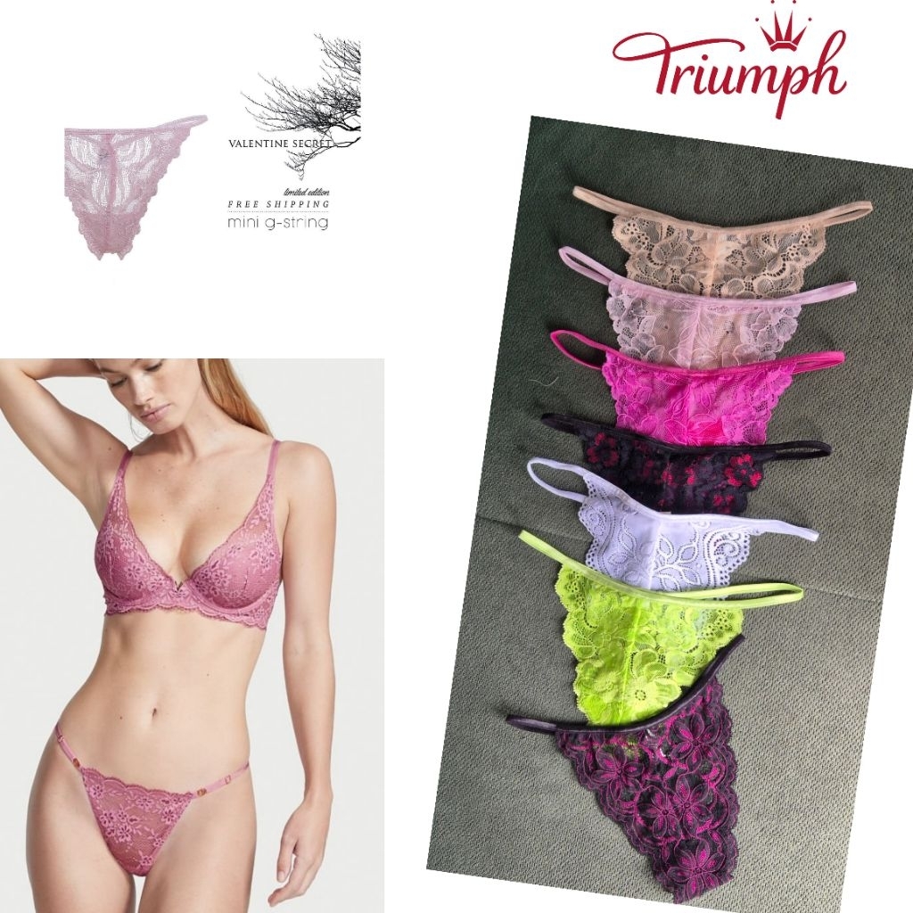 GSTRING THONG BRANDED MERK V*S