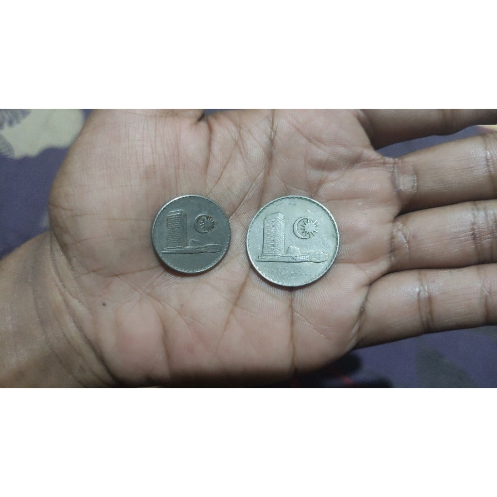 Coin Langka Malaysia 20sen 1978 & 50sen 1980
