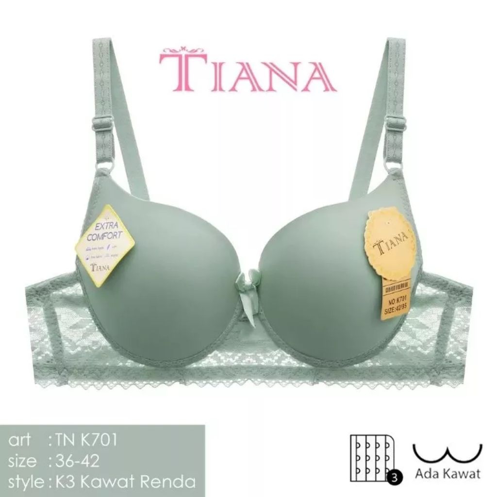 Bra kawat cup C Bra K701 Bra Kawat busa sedang ukuran 36.38.40.42