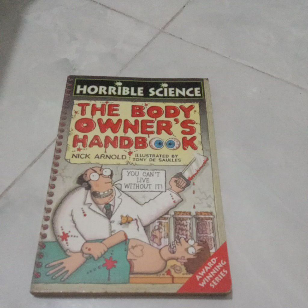 buku anak horrible science - the body owners handbook
