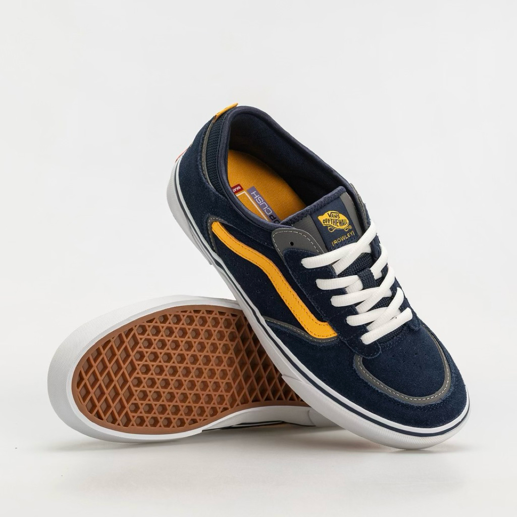 Vans skate rowley navy yellow (Resmi PT NAVYA)