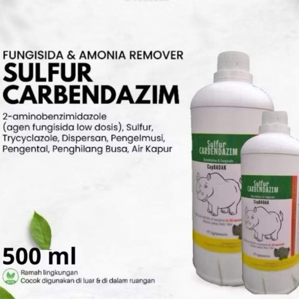 Desinfektan Cap Badak 500ml sulfur karbendazim