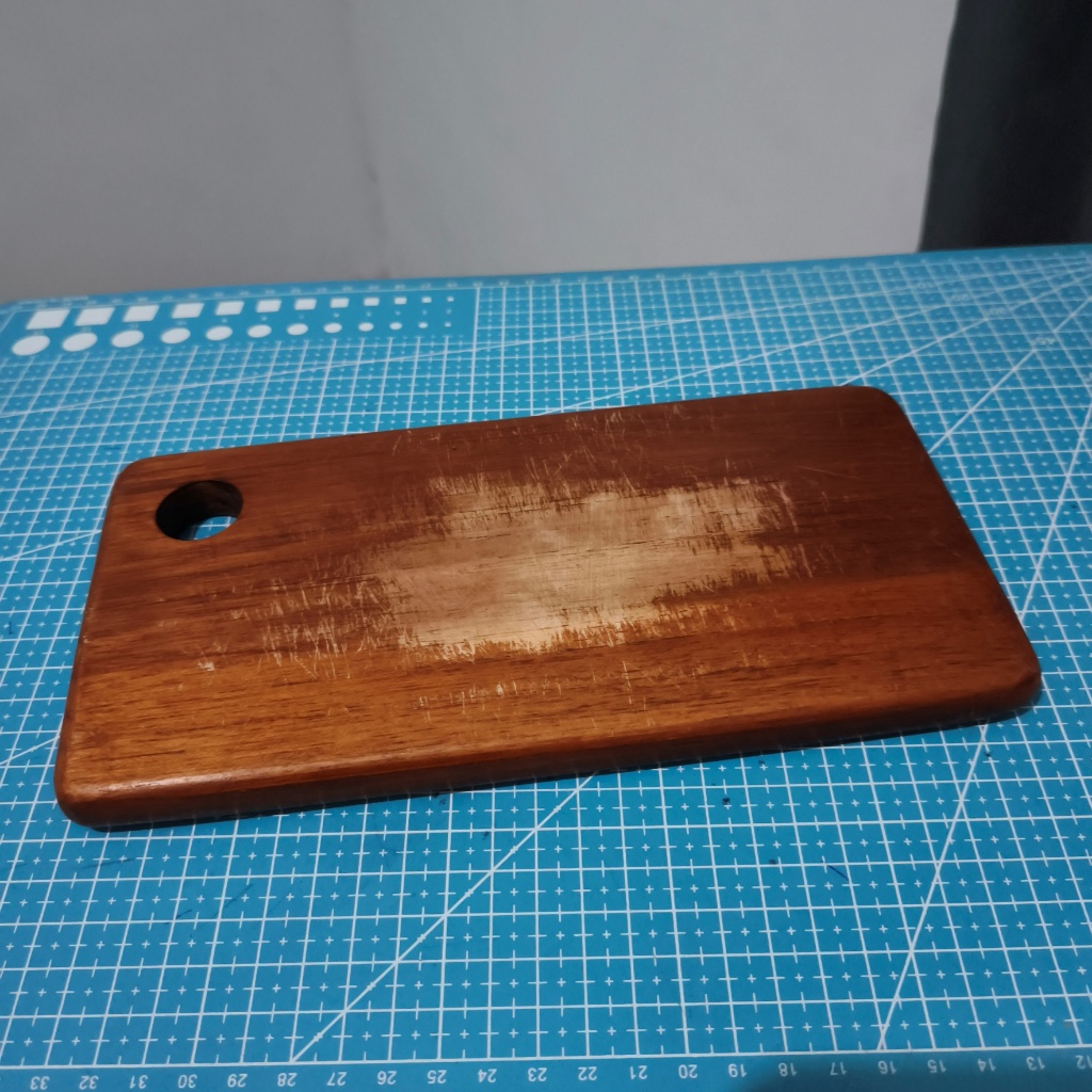 Talenan Kayu Jati Asli – Finishing Food Grade