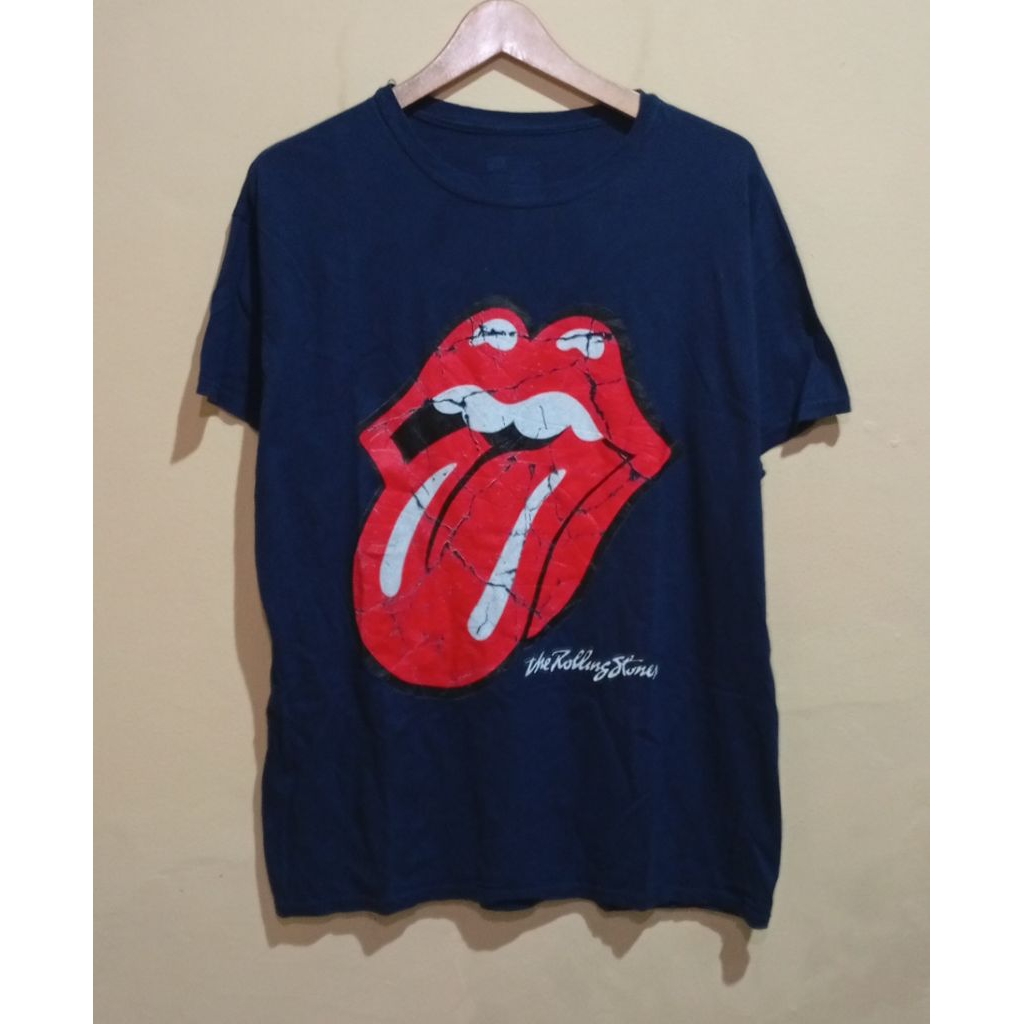 THE ROLLING STONE By HANES T-SHIRT NAVY