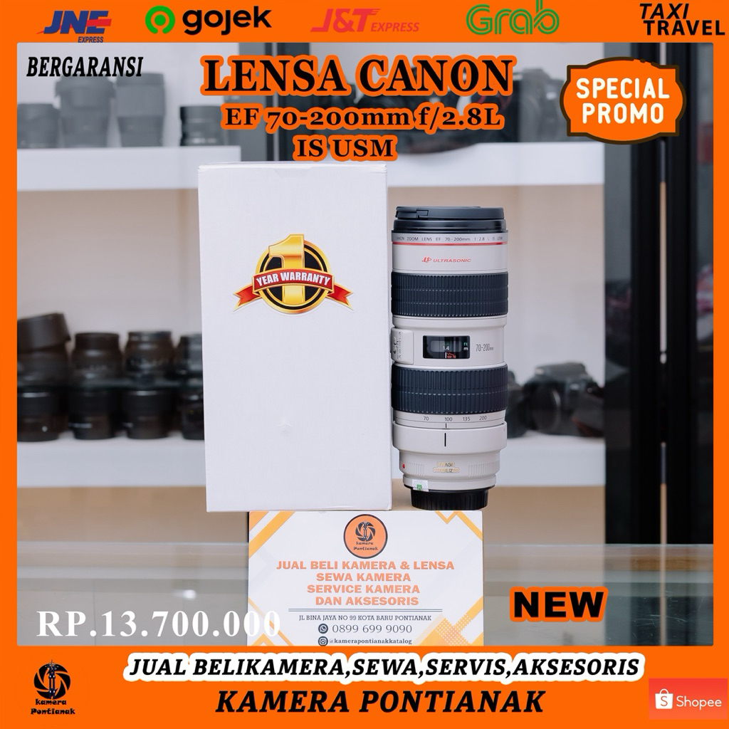 LENSA CANON 70-200mm F2.8 IS USM