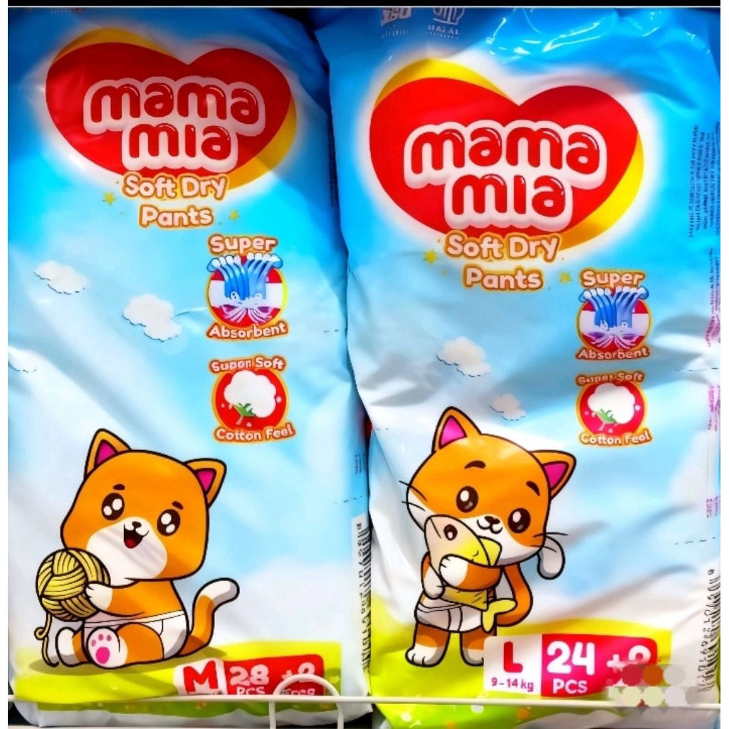MAMAMIA POPOK ANAK UKURAN M-28+2&L-24+2