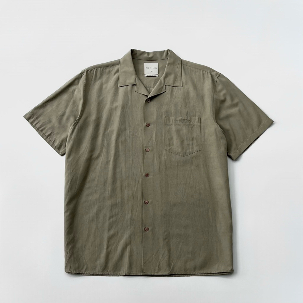 TBJ NEARBY Open Collar Shirt Size XL 73x62