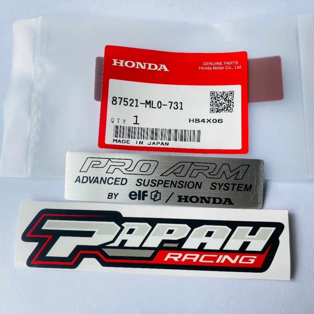 EMBLEM HONDA PRO ARM MC28 NSR DLL