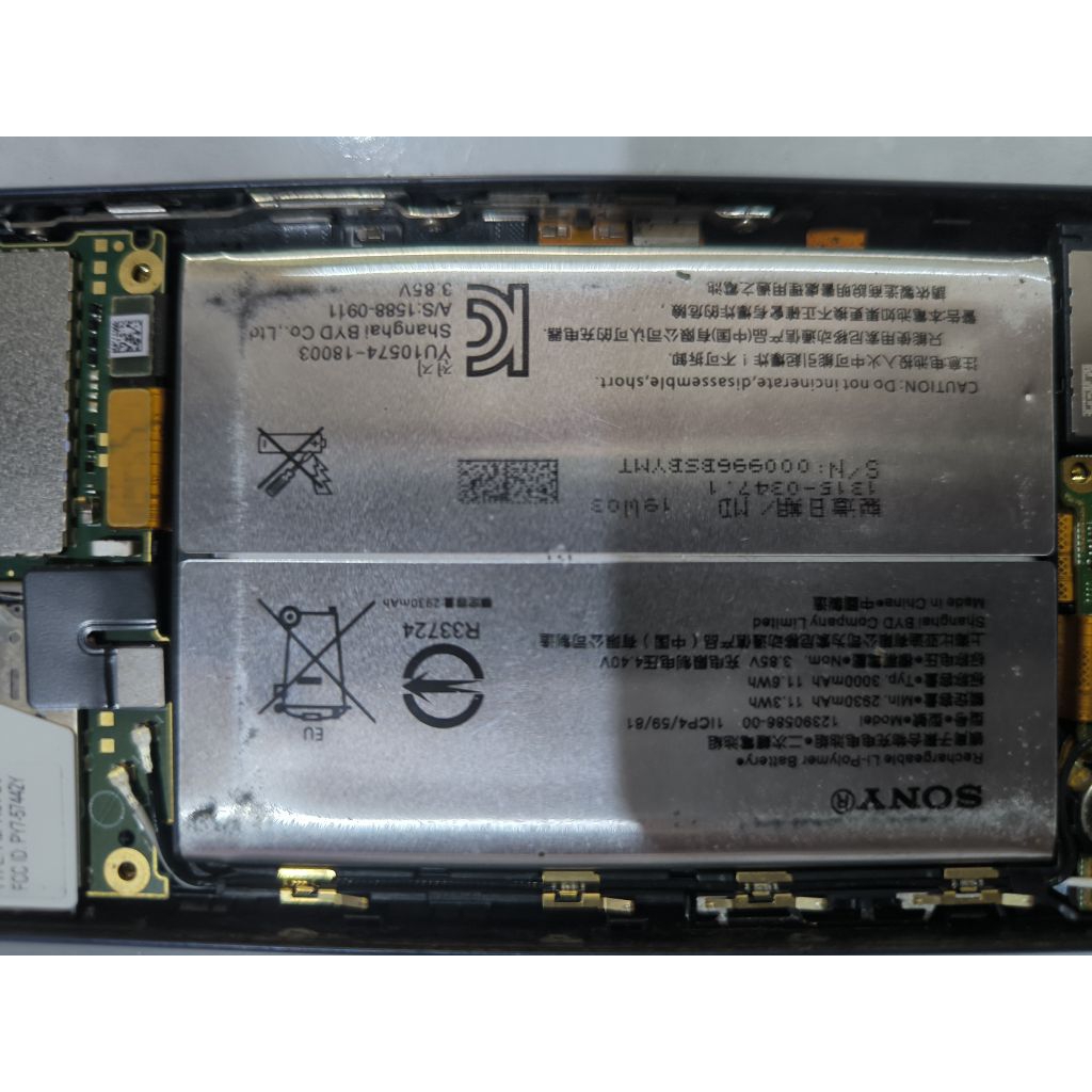 baterai Sony Xperia 10 plus original copotan