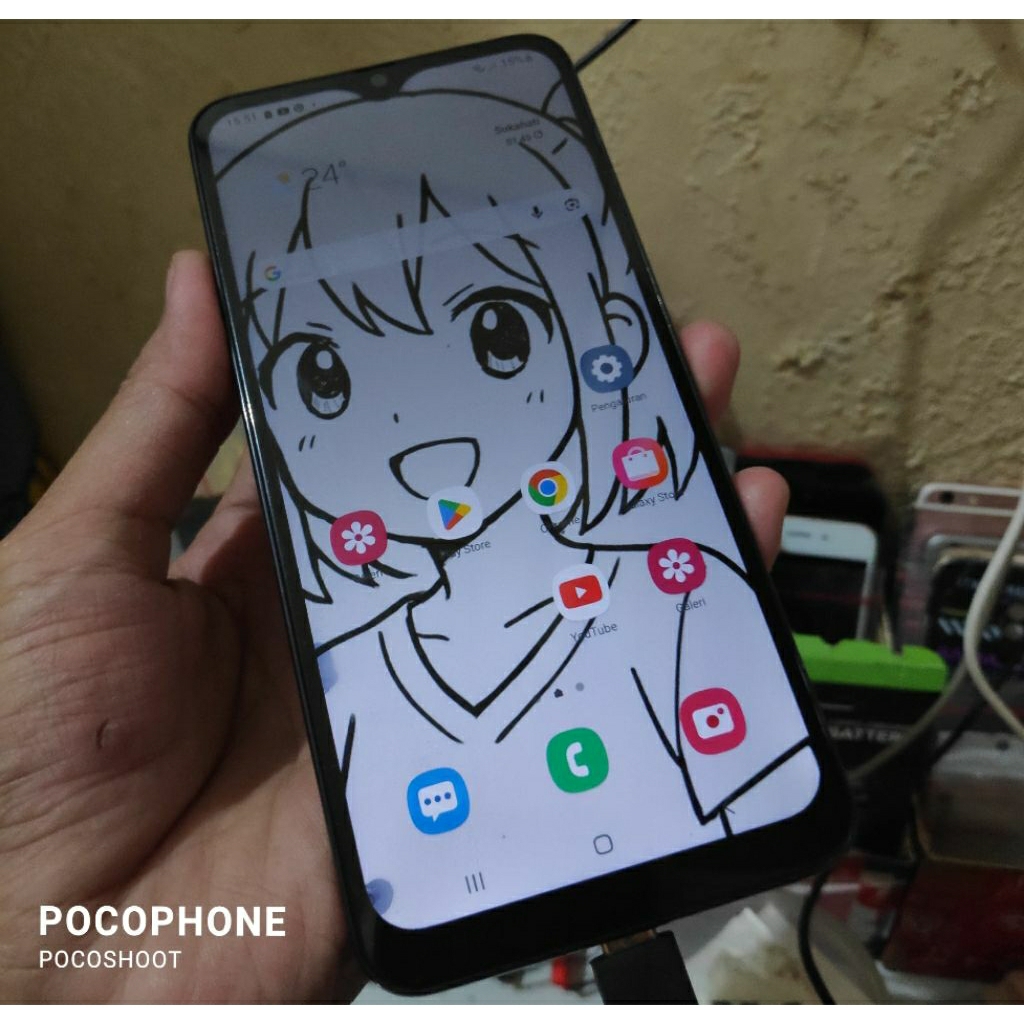 Lcd Samsung m21/M31 /m30s copotan shine star mulus minus ringan/Baca Deskripsi