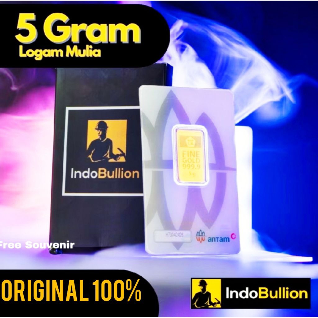 LM EMAS ANTAM 5 Gram, LOGAM MULIA TERBARU