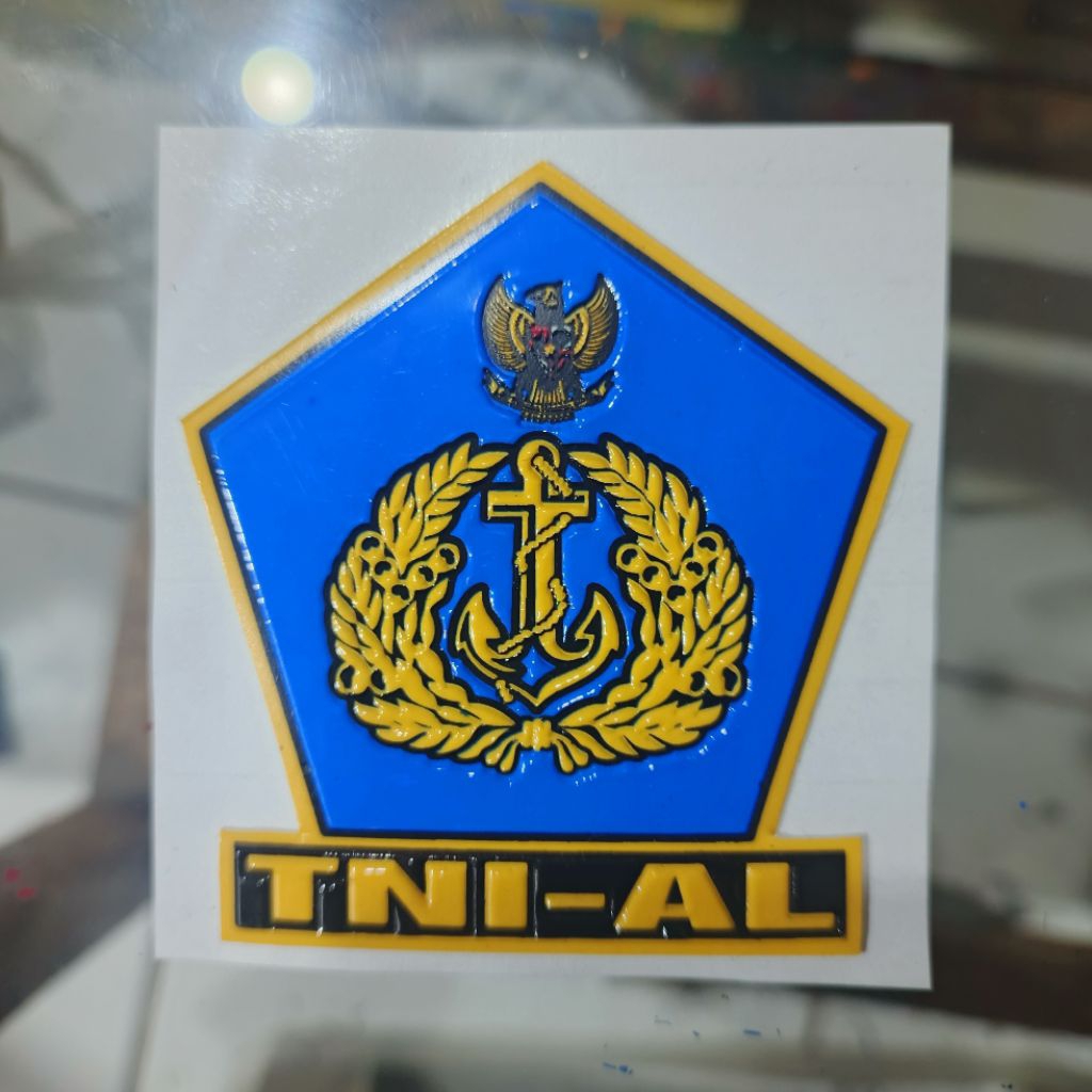 STIKER EMBOS LOGO TNI AL