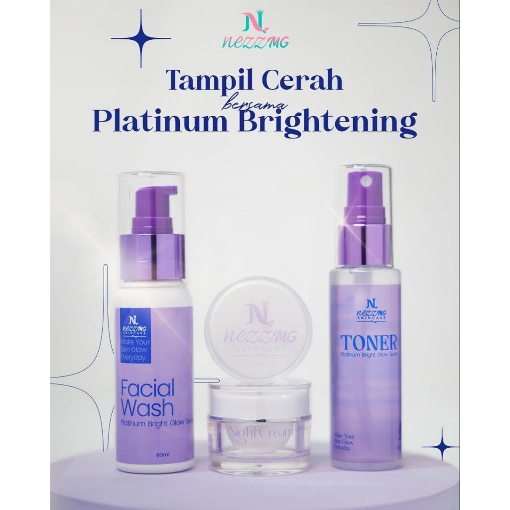 nezzMG Skincare Platinum Bright Glow Series