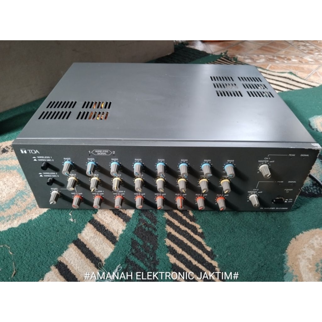 Amplifier TOA ZA 2128MW 95% ( SECOND )100%Original