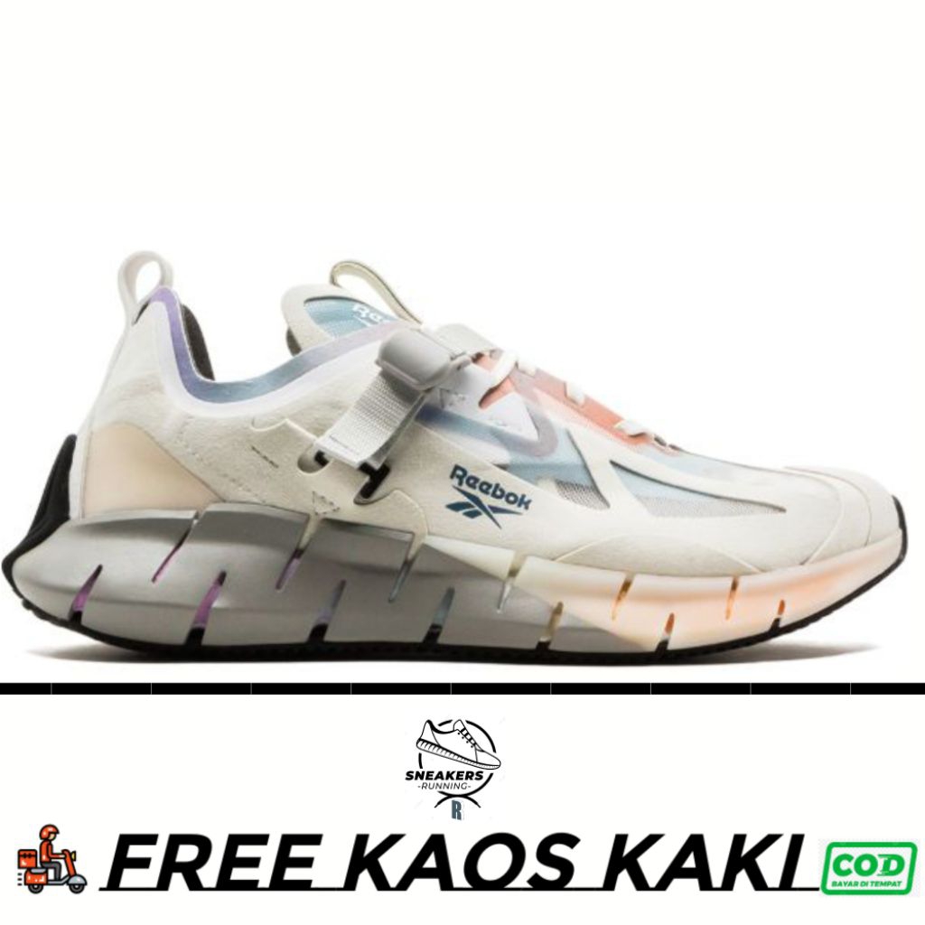 SNEAKERS RUNNING R/ sepatu running pria outdoor sepatu sneaker casual Reebok zig kinetica  concept t