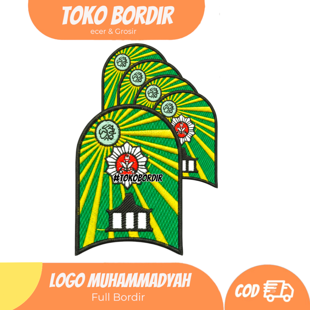 Bed logo Muhammadiyah bordir