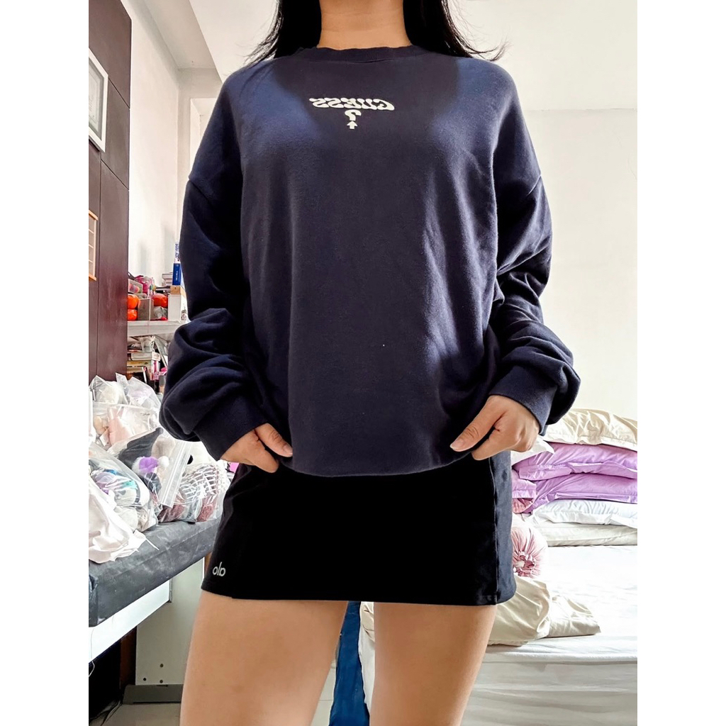 guess x 88 rising navy sweater