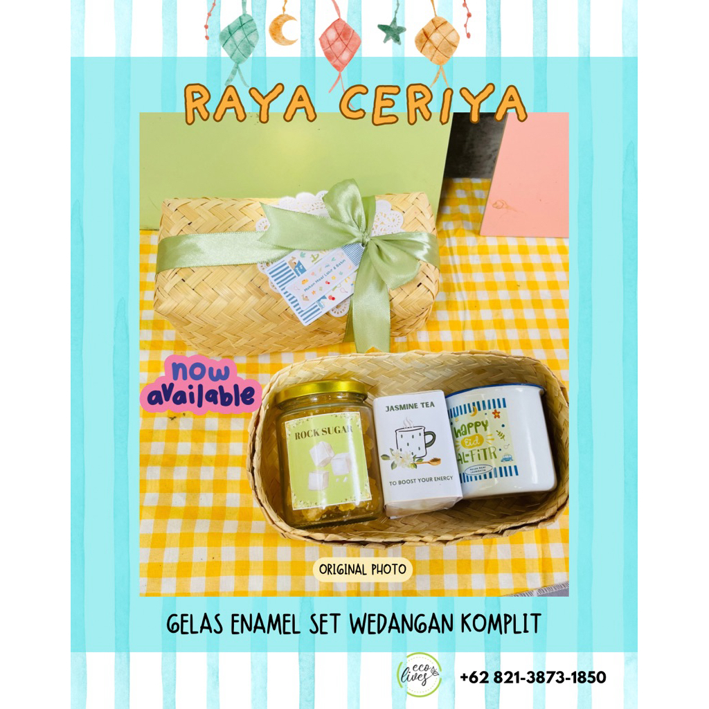 READY STOCK HAMPERS WEDANGAN CUSTOM TEH, GULA BATU, BESEK