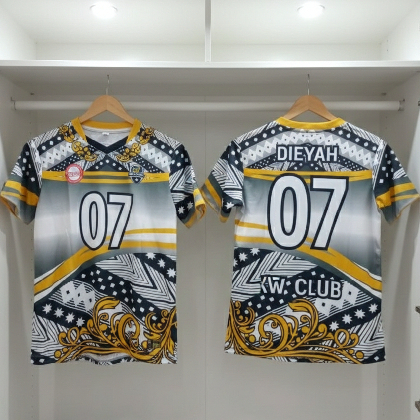 SPECS.21 Baju Kaos Jersey Atasan Wanita  Singlet Lengan Batik Full Printing 3d Jersey Voli Cewek Set