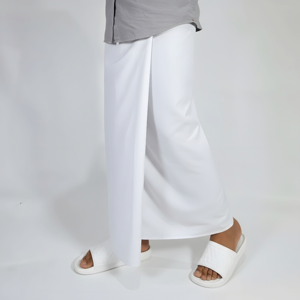 Sarung Polos Pria Dewasa Katun Lembut Hitam Abu