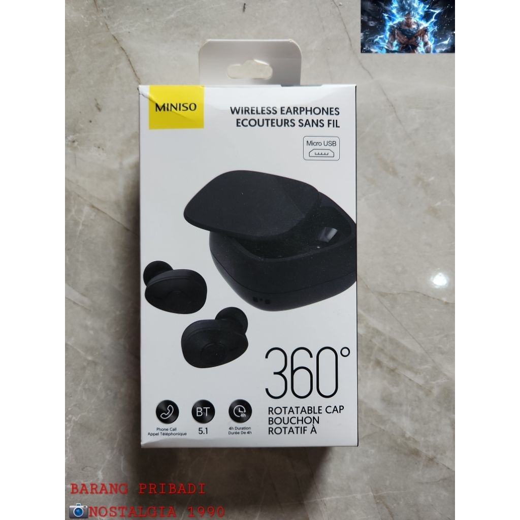 HEADSET BLUETOOTH MINISO 360