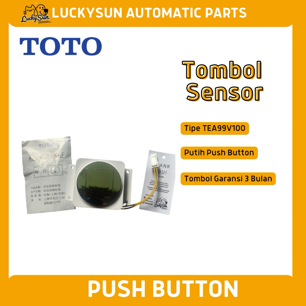 Tombol Sensor Urinoir Urinoir TOTO TEA99V100 Original Baru