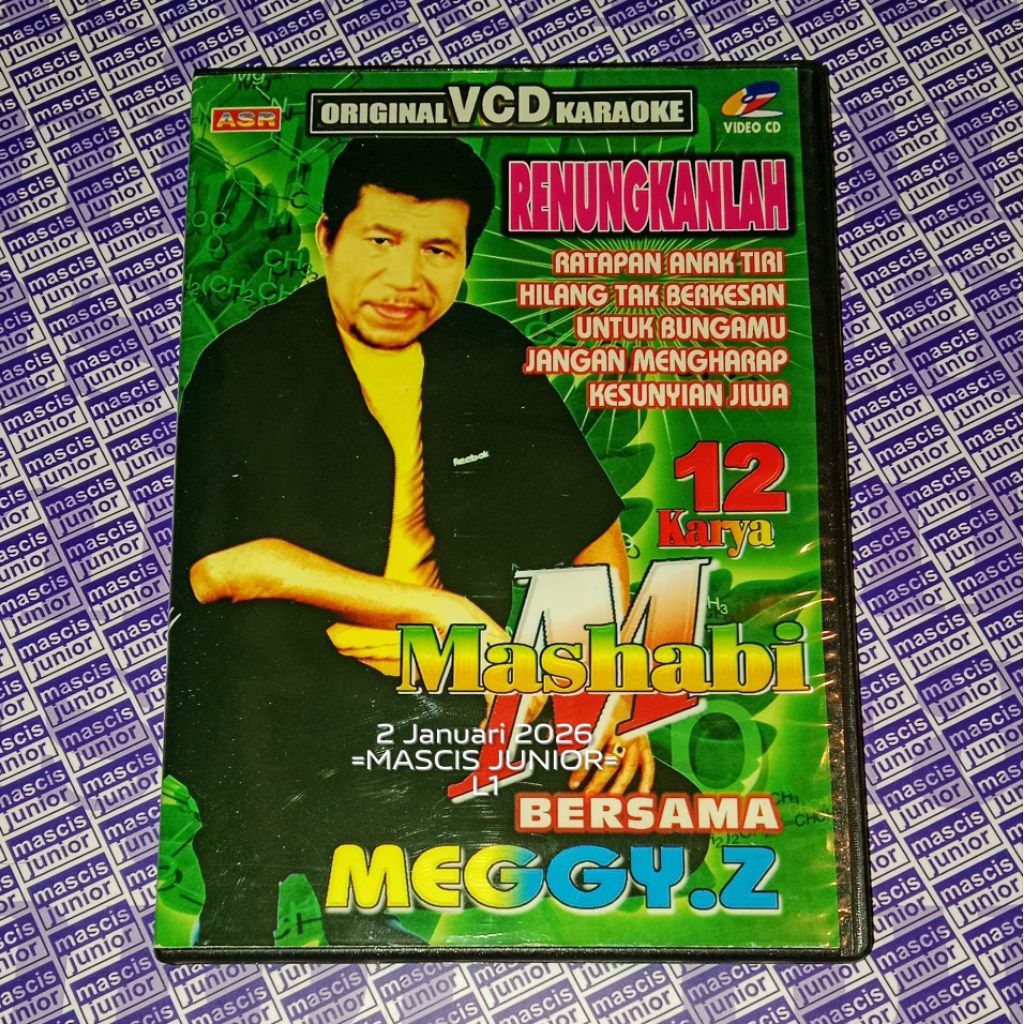 VCD Meggy Z - 12 Karya Mashabi bersama Meggi Z V CD Original