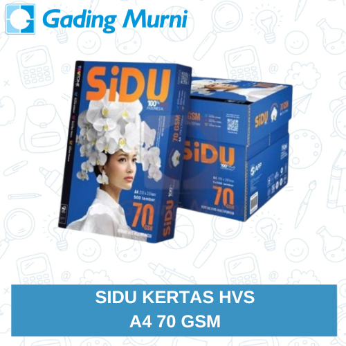 Kertas HVS Sidu A4 70 Gr - SiDU Kertas Fotocopy 70 GSM A4