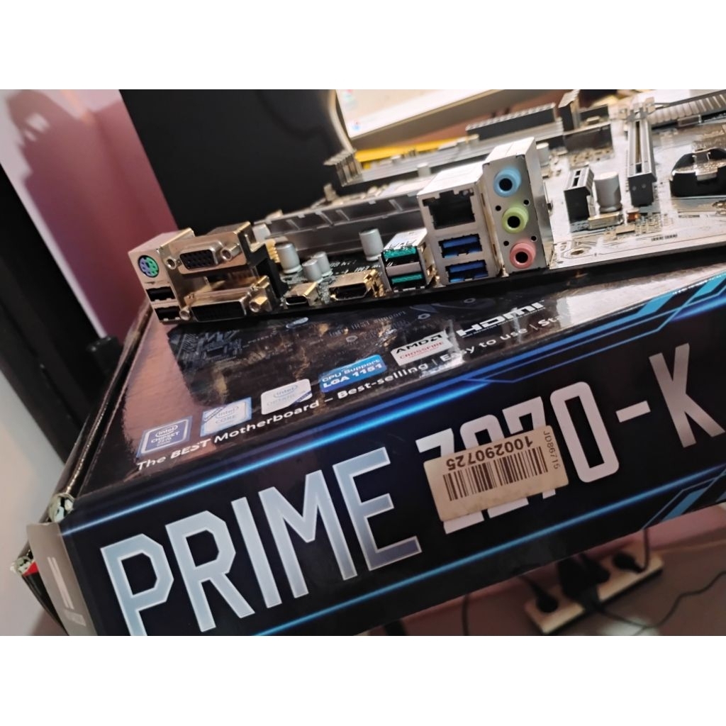 z270 Asus + i5 7400 gen7 mulus