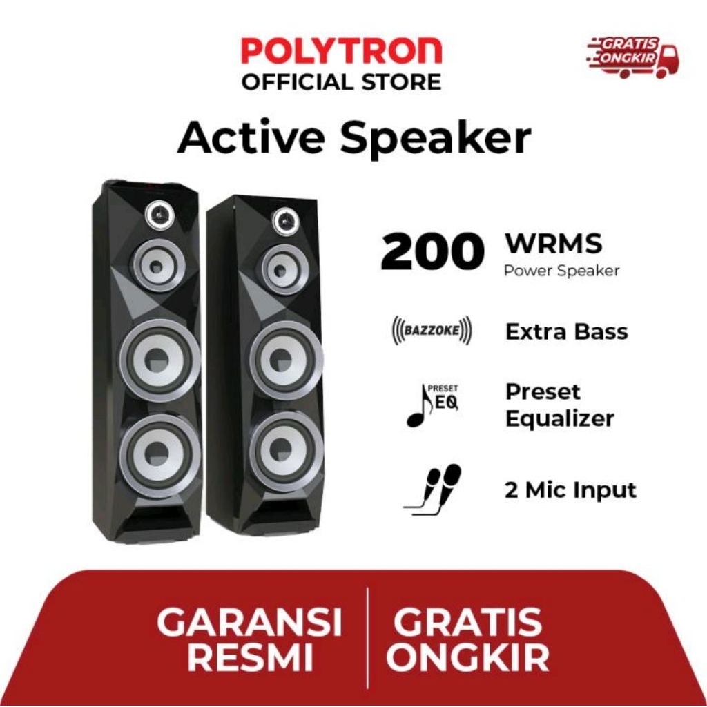 Polytron Spiker Bluetooth PAS 8BF22