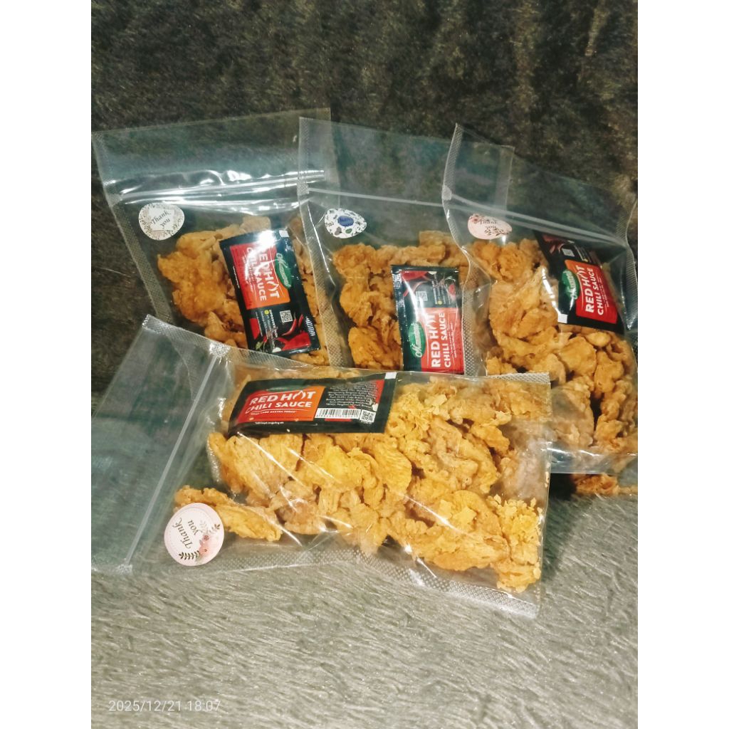 jamur crispy kemasan 100gr