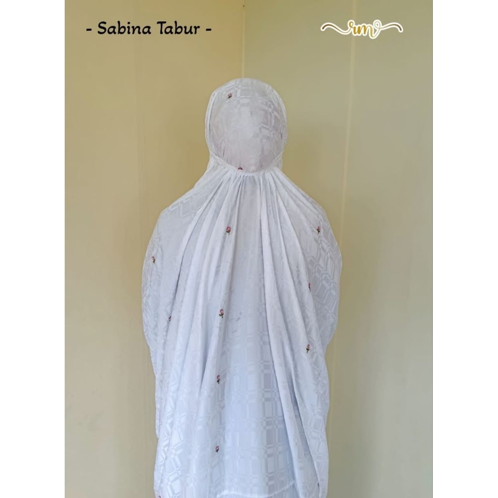 Mukena DEWASA SUTRA BLITZ SULAM TABUR SABINA TERUSAN