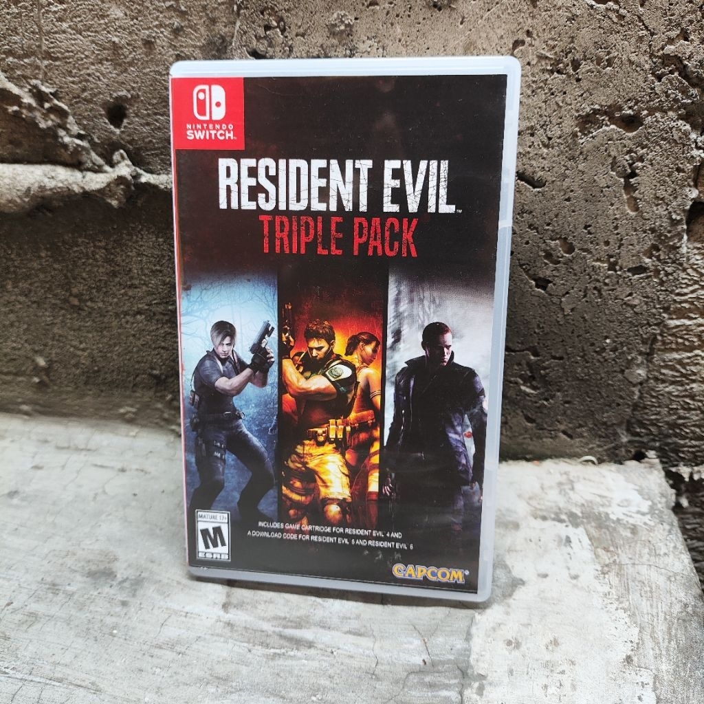 Kaset Nintendo Switch Resident Evil 4 Cartridge Resident Evil Triple Pack