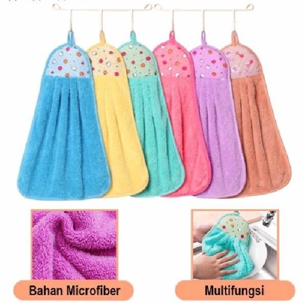 MICROFIBER GANTUNG LAP TANGAN GANTUNG HANDUK TANGAN SERBET GANTUNG