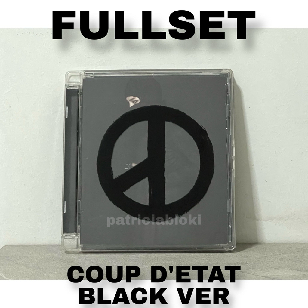Fullset Album G-Dragon Coup Detat Black Ver D’etat GD GDragon BIGBANG CD BIG BANG Made T.O.P TOP Cho