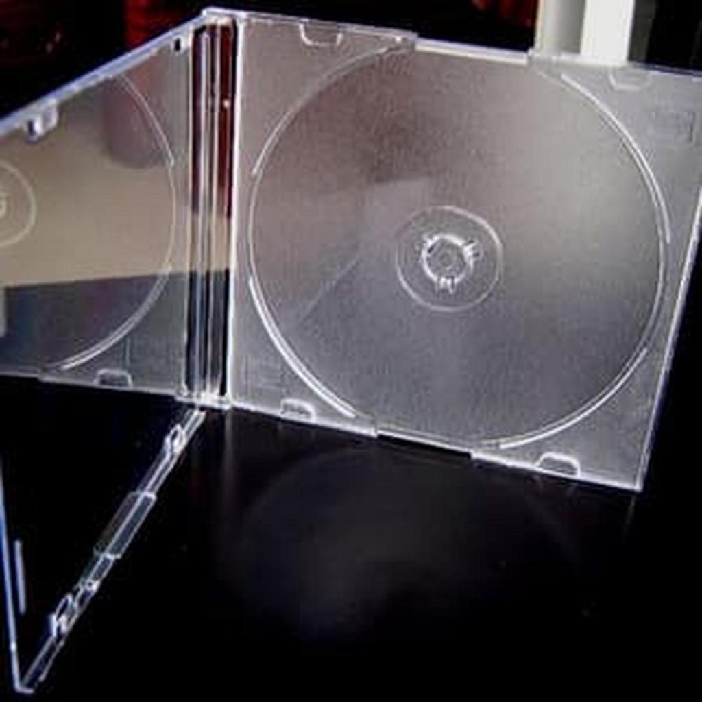 Kotak CD / DVD Mika Transparant CD Case Mika Tipis Tempat CD / DVD
