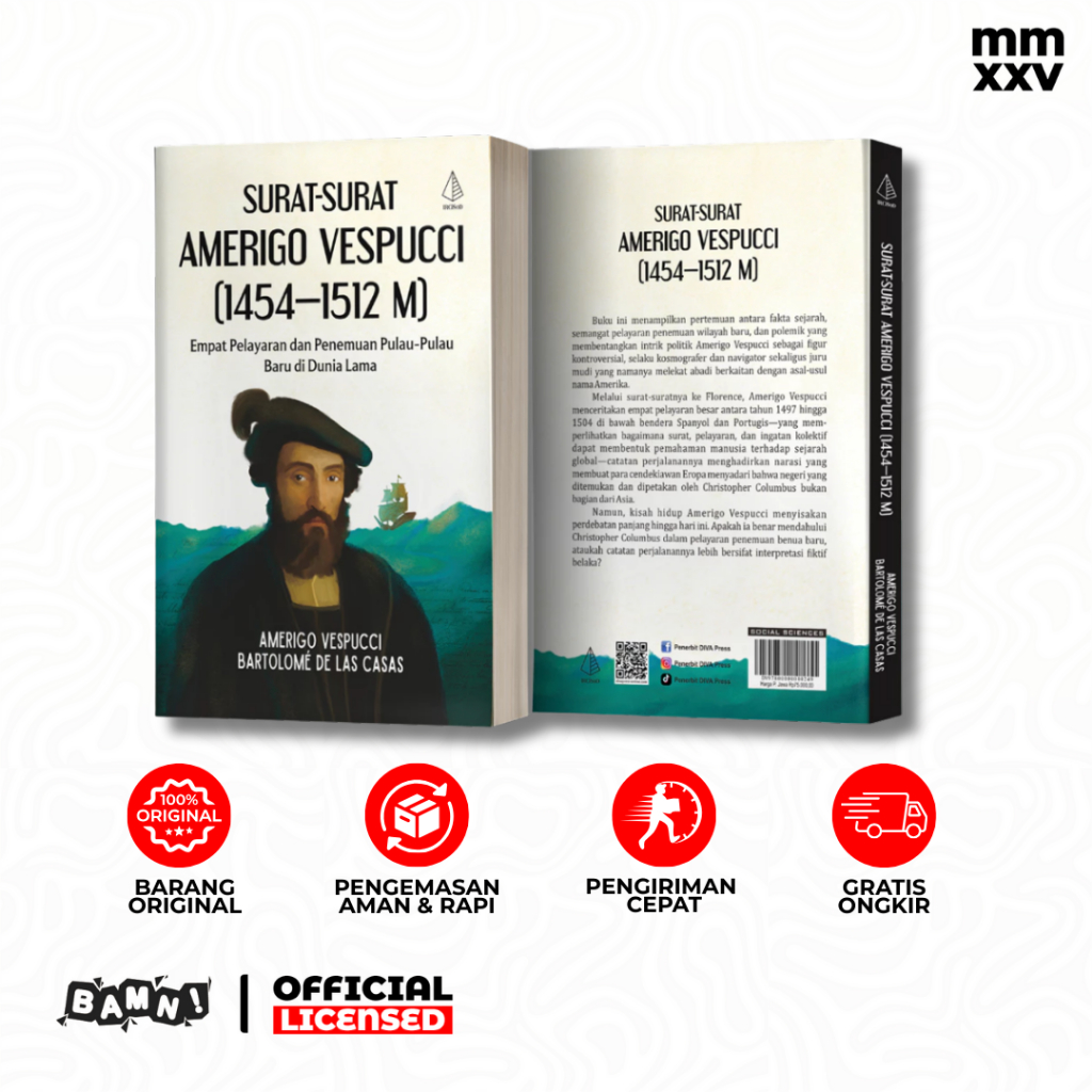 Buku Surat-Surat Amerigo Vespucci (1454-1512 M) Bartolome de las Casas - IRCiSoD