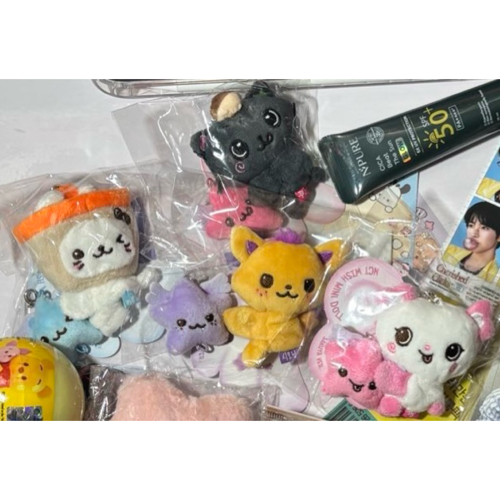 NCT Wish Mini Doll Fanlight Keyring