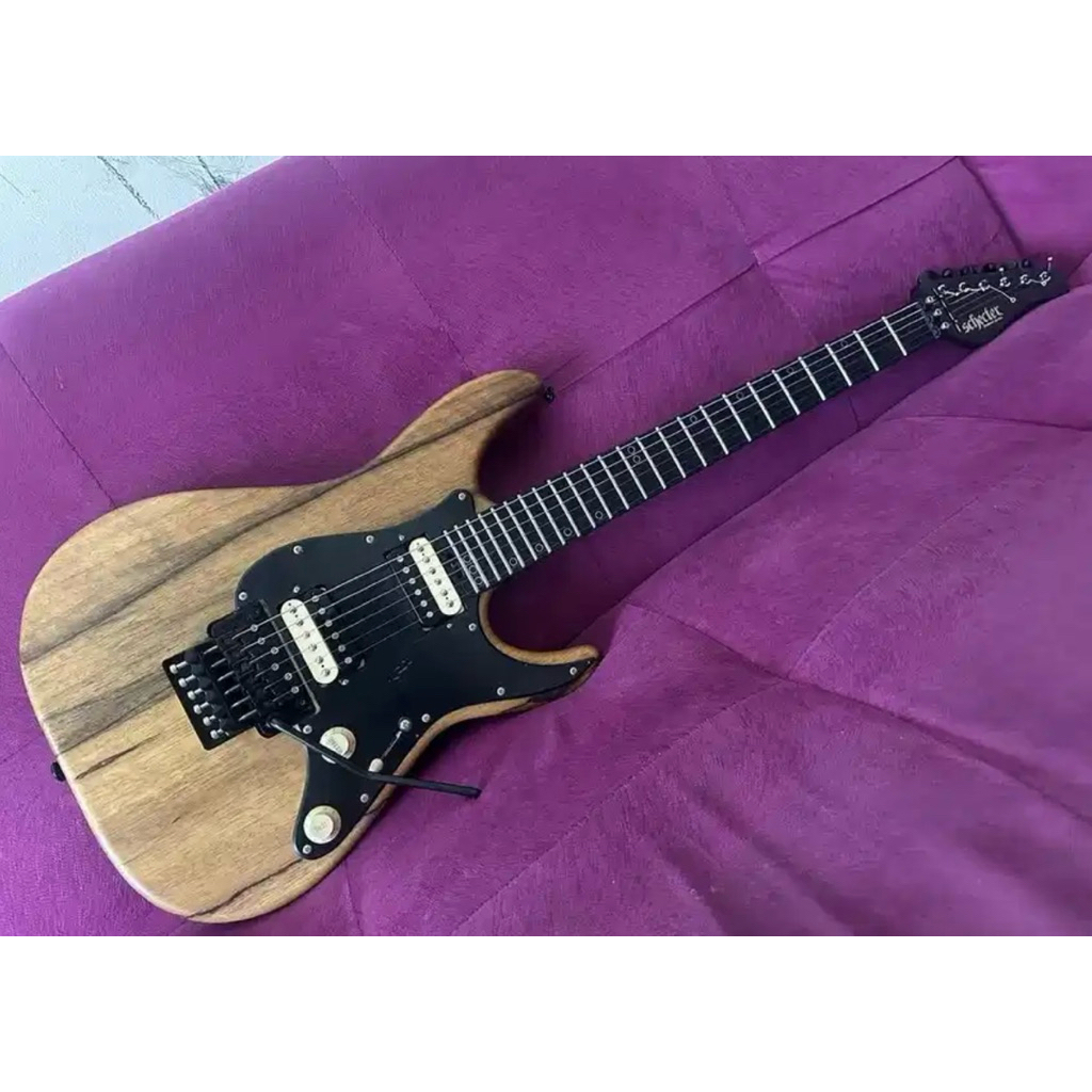 Schecter sun valley exotic black limba