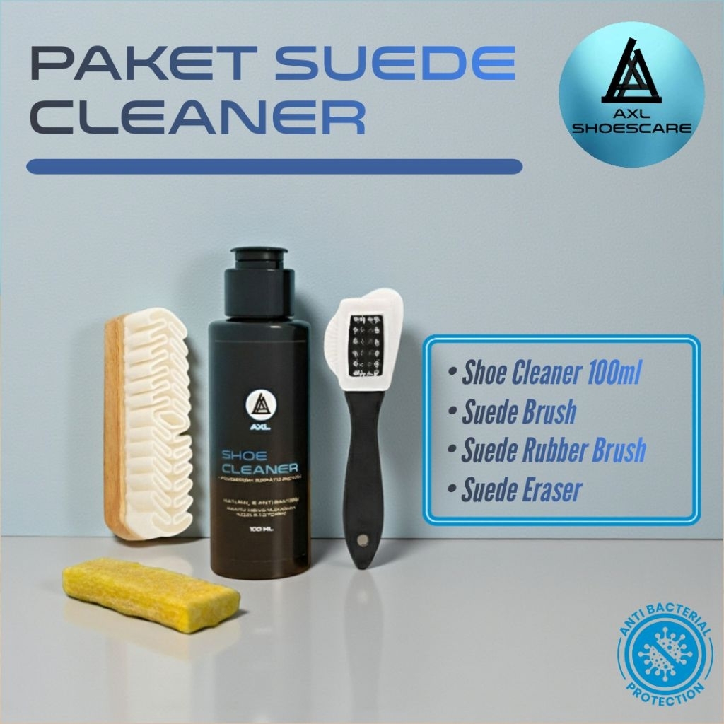 PAKET SUEDE CLEANER PEMBERSIH SEPATU SUEDE NUBUCK