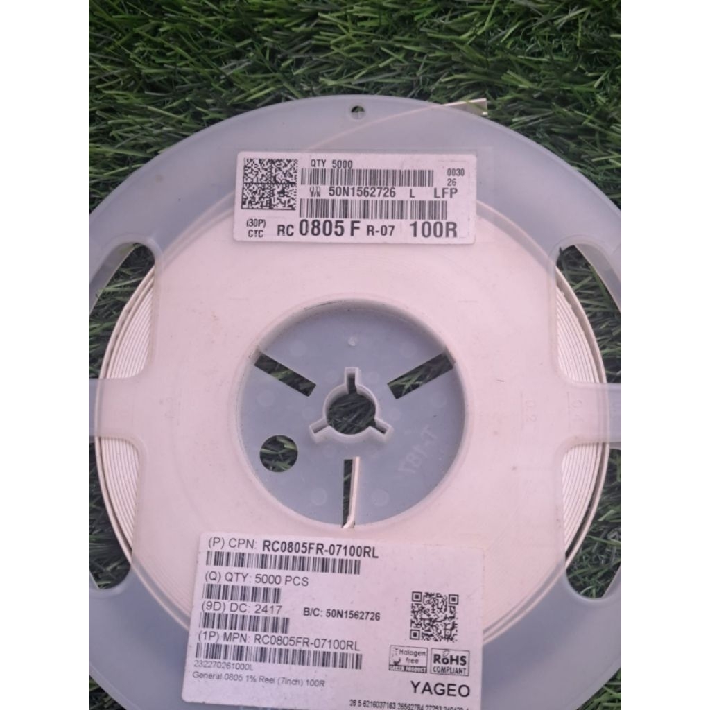 resistor smd 0805 100R orginal yageo