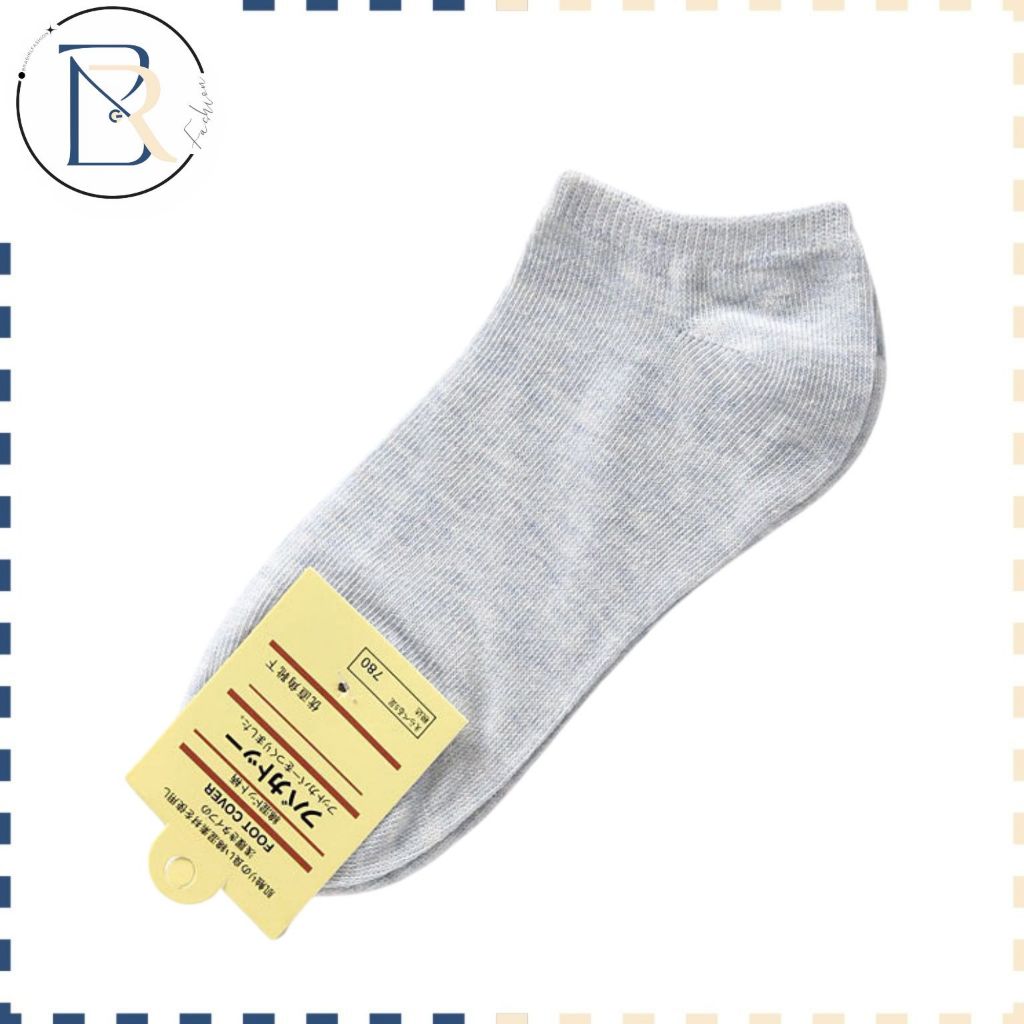 Bra Girl Fashion - Kaos Kaki Semata Kaki Polos Dewasa Short Socks