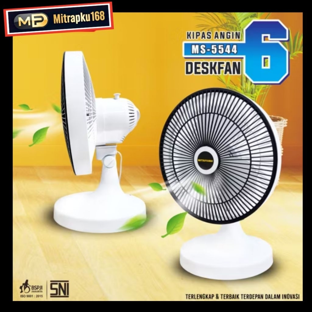 Kipas Angin Meja Mitsuyama MS-5544 Desk fan 12'' MS5544