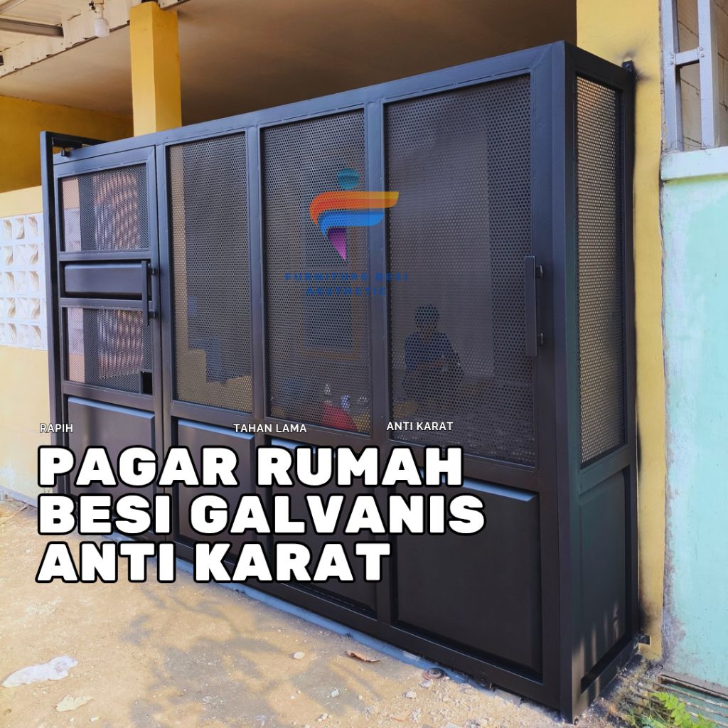 Pagar Rumah Minimalis | Pagar Rumah Minimalis Modern Besi | Pagar Besi Per Meter