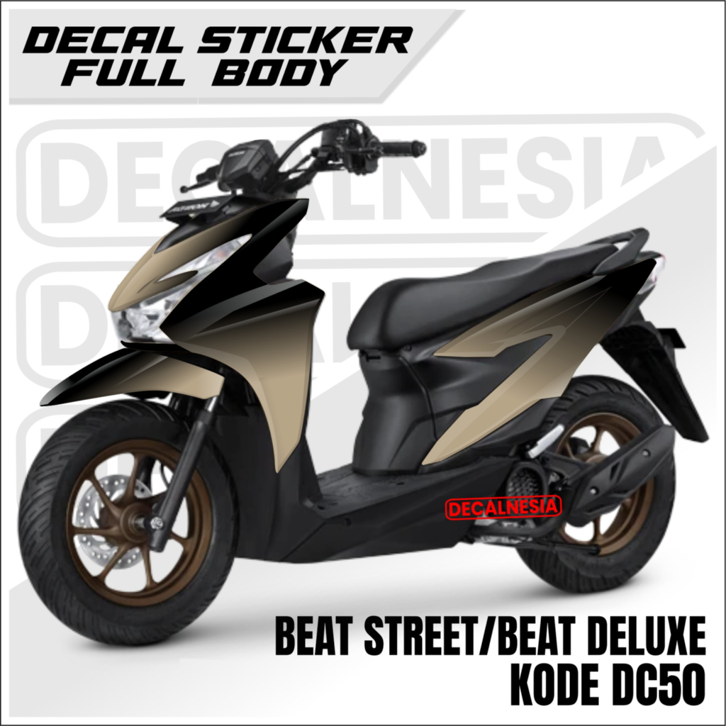 Stiker Decal Beat Street 2025 2026 Stiker Beat Deluxe CBS Full Body Smart Key Variasi Motor Simple P