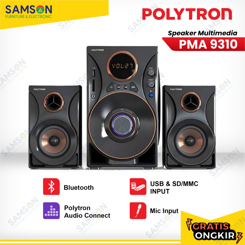 SPEAKER BLUETOOTH POLYTRON PMA 9310/BA [PMA9310]