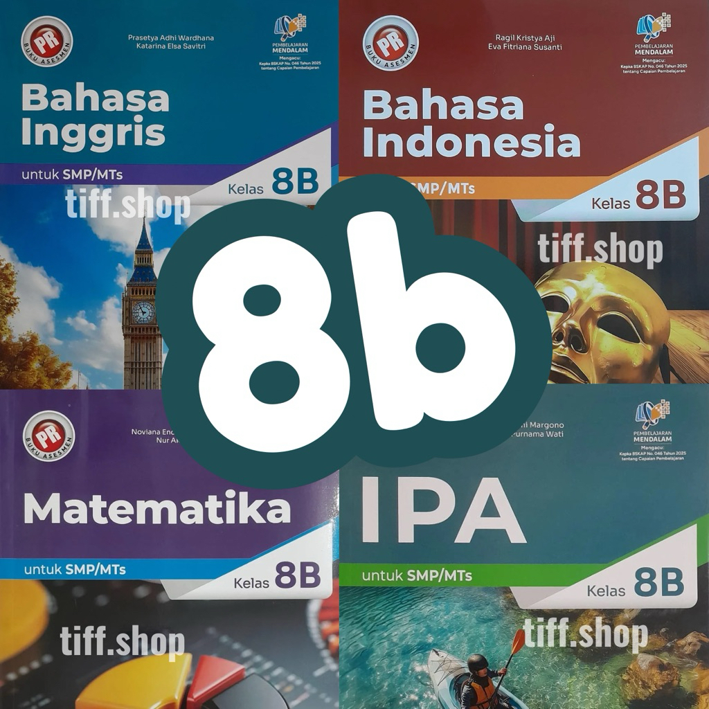 Buku PR/LKS kelas 8 semester 2, 8b Kurikulum Merdeka